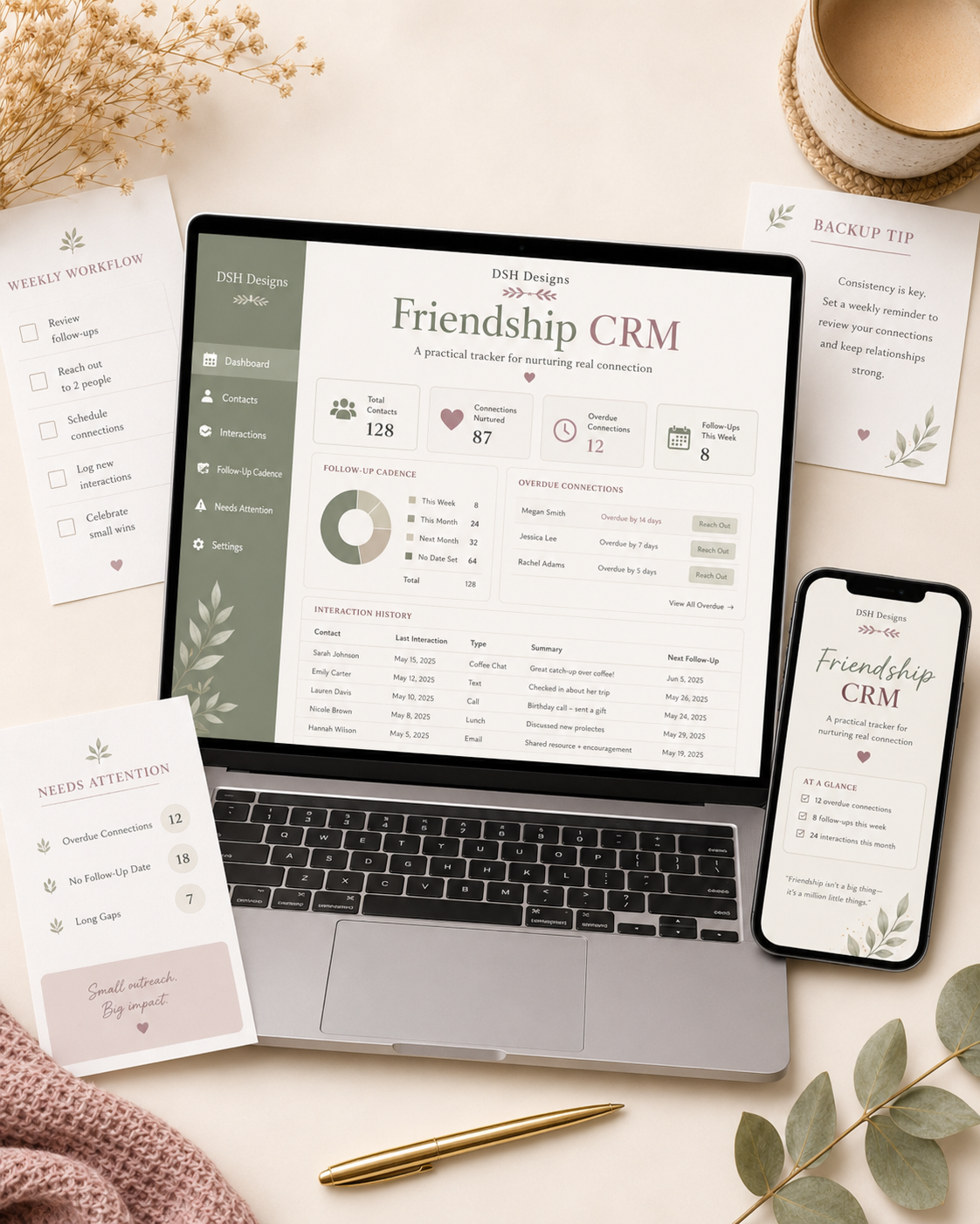 Friendship CRM tracker